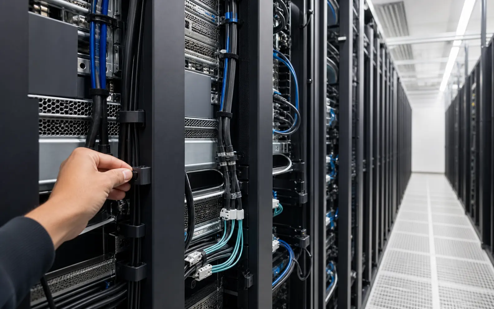 Редакционная визуализация эксплуатации серверной инфраструктуры